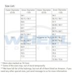 Anillos de cubo WHEEL CONNECT 731 mm a 641 mm – Juego de 4 (ABS)