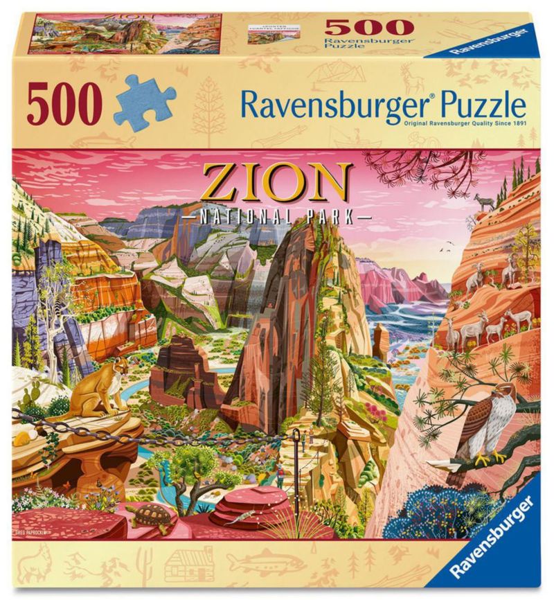 Rompecabezas Ravensburger de 500 piezas del Parque Nacional Zion