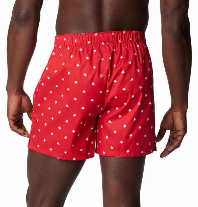 Calzoncillos boxer Columbia azul marino/rojo Talla L - Pack de 3