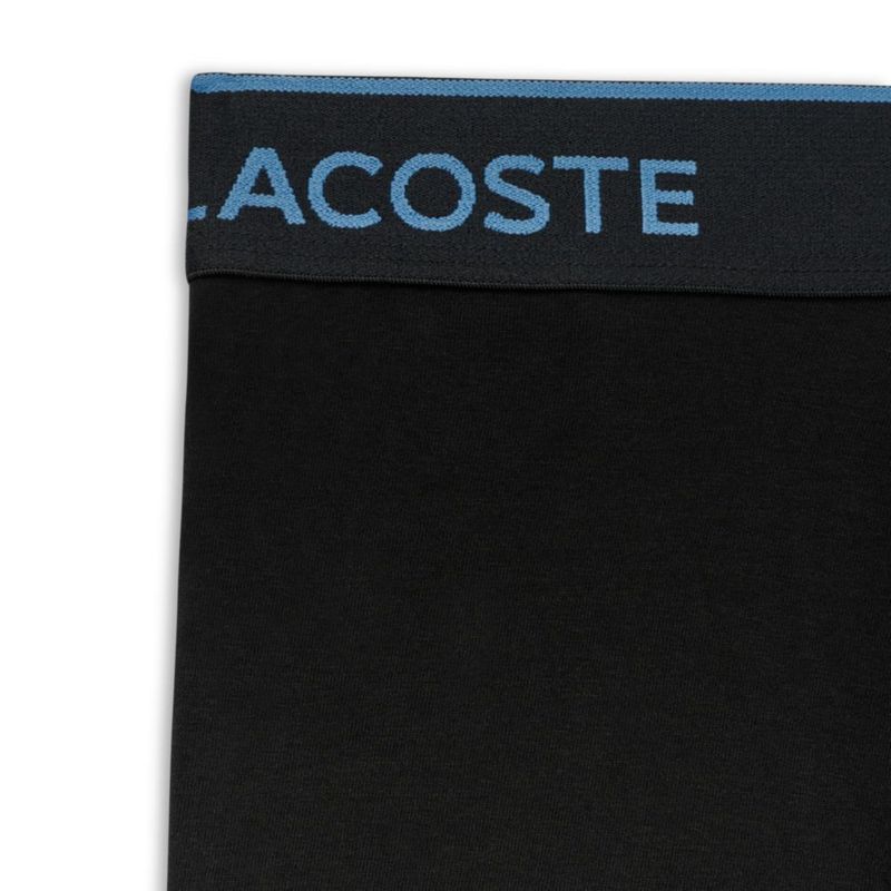 Calzoncillos Boxer Lacoste Talla Grande Pack de 3 Negro/Burdeos
