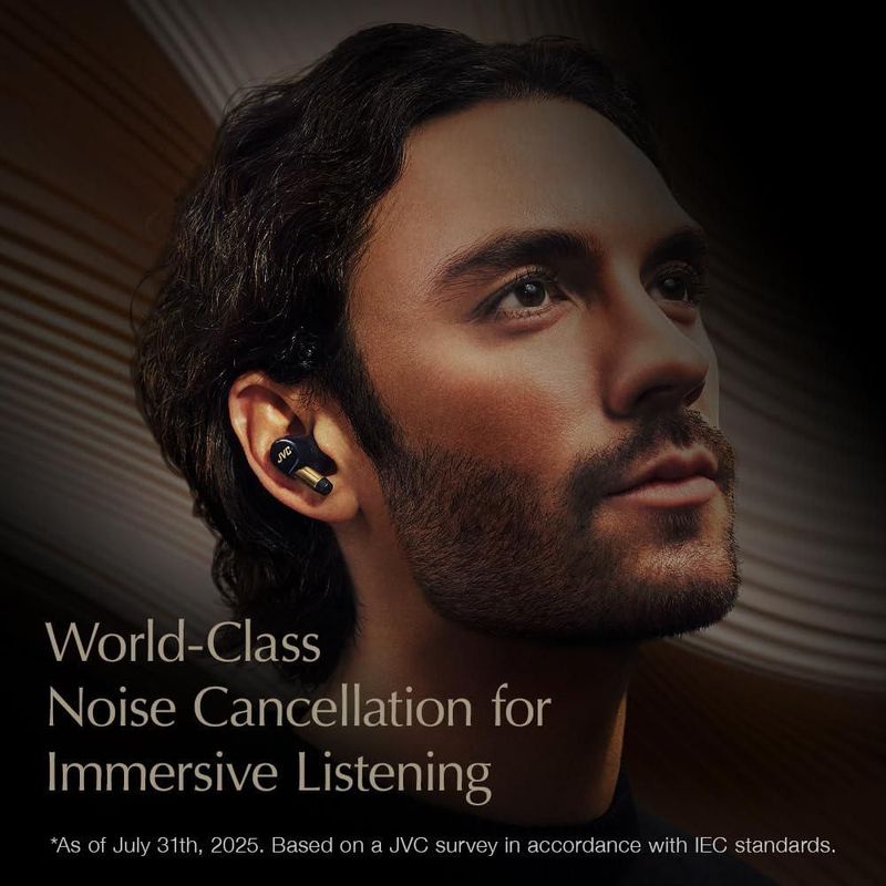 Auriculares JVC Wood Masterpiece True Wireless Negro