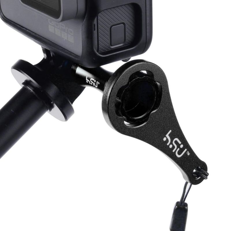 Juego de Tornillos de Mariposa HSU 3 Piezas Negro + Llave para GoPro