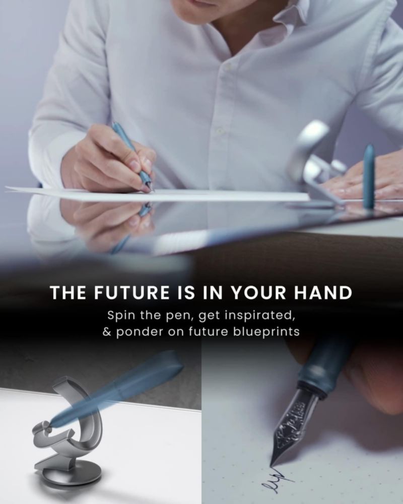 Pluma estilográfica novium Future Plumín fino Azul Niebla