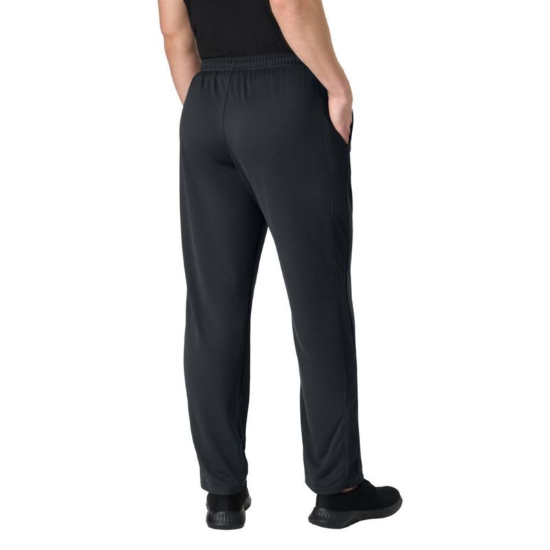 PANTALONES Hanes Sport X-Temp Negro Talla Grande con Bolsillos de 80 cm