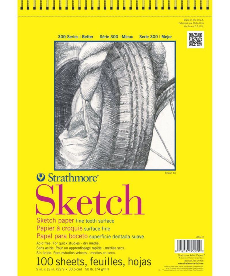 Bloc de Dibujo Strathmore 28x35 cm 100 Hojas 50 lb
