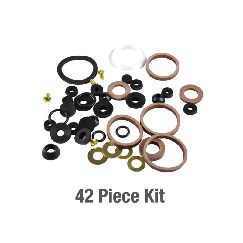 Kit de arandelas Danco 80817 surtido de caucho de 42 piezas