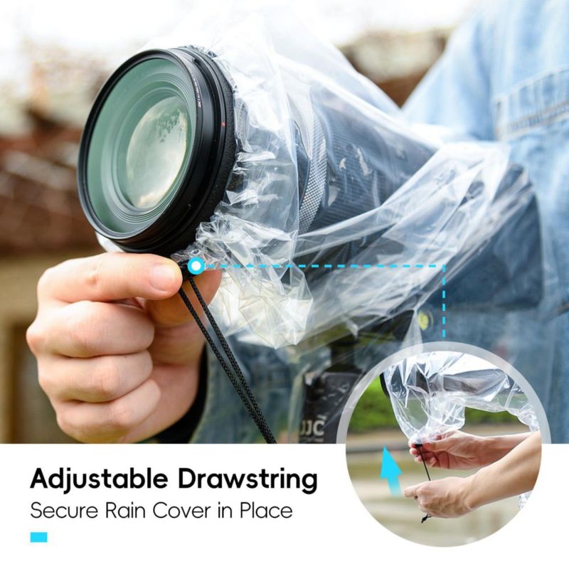 Funda impermeable para cámara JJC - Pack de 4 hasta 46 cm