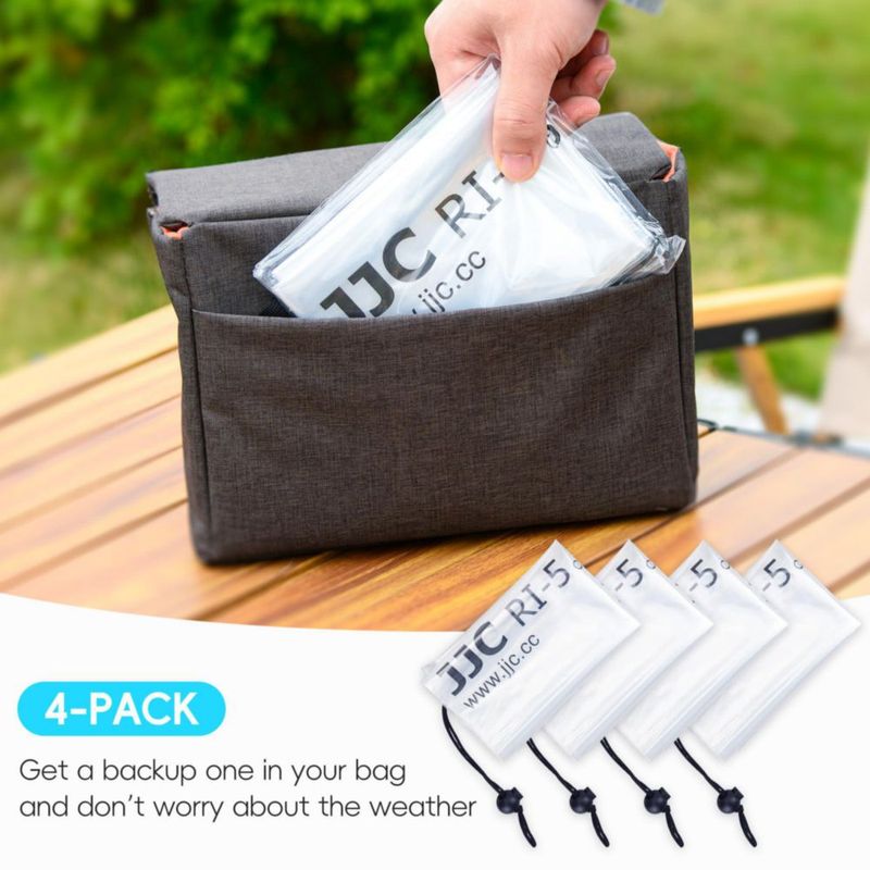 Funda impermeable para cámara JJC - Pack de 4 hasta 46 cm