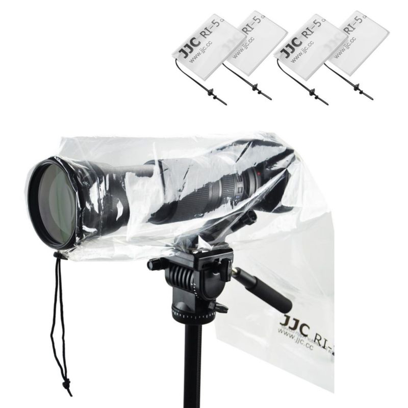 Funda impermeable para cámara JJC - Pack de 4 hasta 46 cm