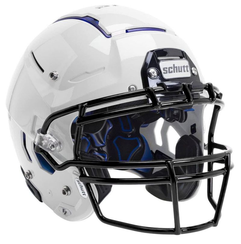 Casco de fútbol americano Schutt F7 VTD blanco talla grande