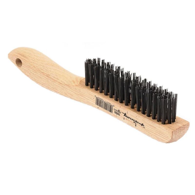 Cepillo para rayar alambre Forney 70505 acero al carbono mango de madera 26 cm