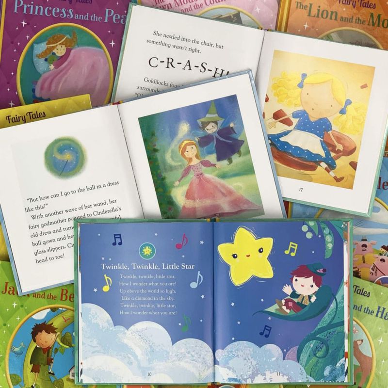 Cuentacuentos portátil Cottage Door Press – 11 libros incluidos