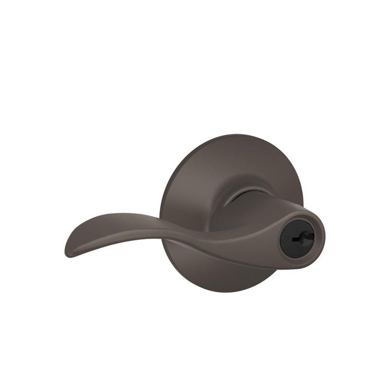 Cerradura de entrada con llave SCHLAGE Accent bronce frotado con aceite
