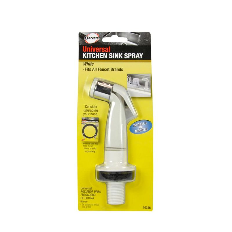 Válvula Danco 10346 9D000 - Cabezal rociador lateral para grifo color blanco