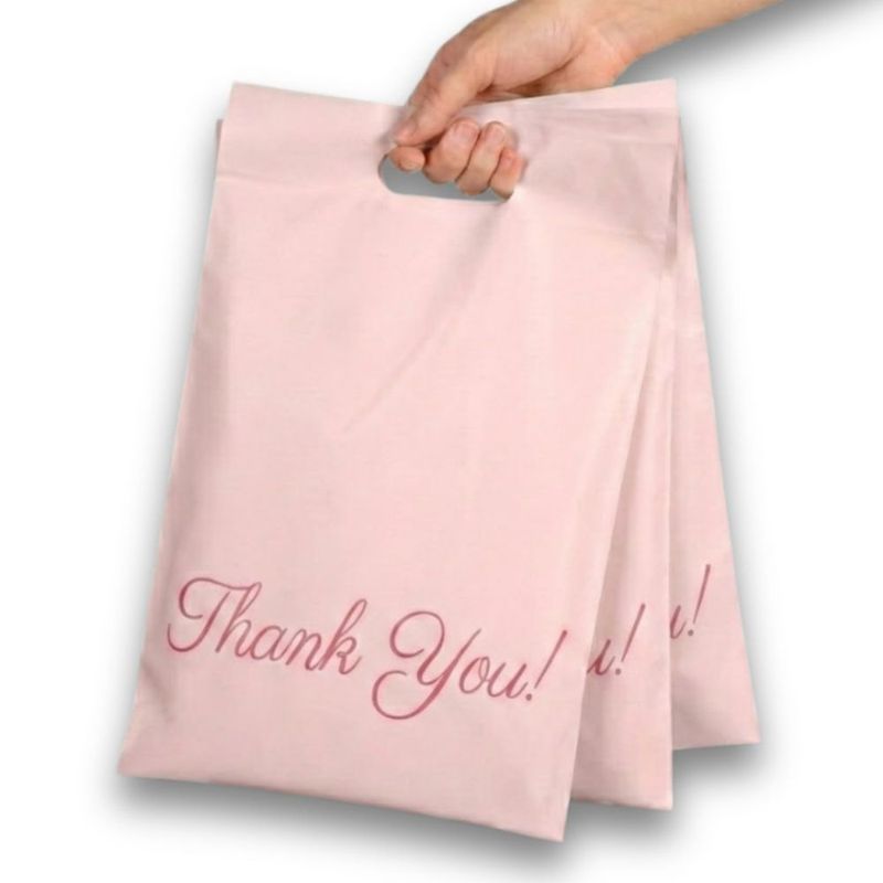 Sobres de Polietileno Donyson 30x38 cm Rosa 50 unidades con asa