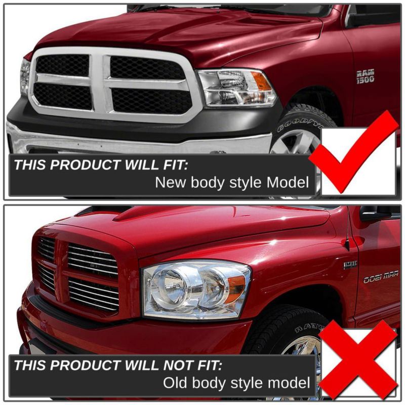 Faros DNA MOTORING Ram 1500-5500 Cromo Ámbar