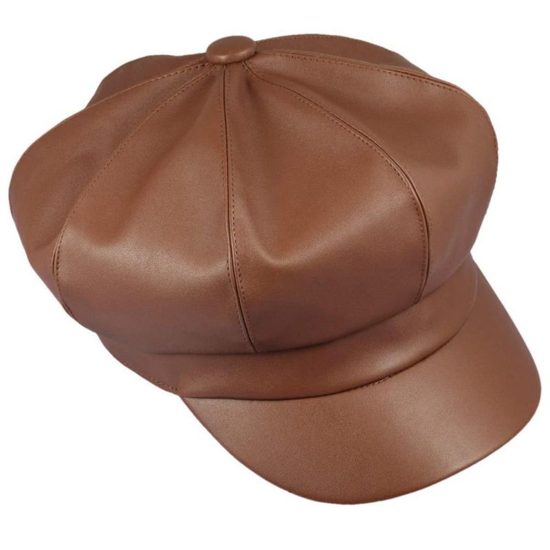 Gorro Sportmusies de 8 paneles marrón 54‑58 cm