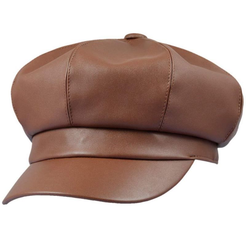 Gorro Sportmusies de 8 paneles marrón 54‑58 cm