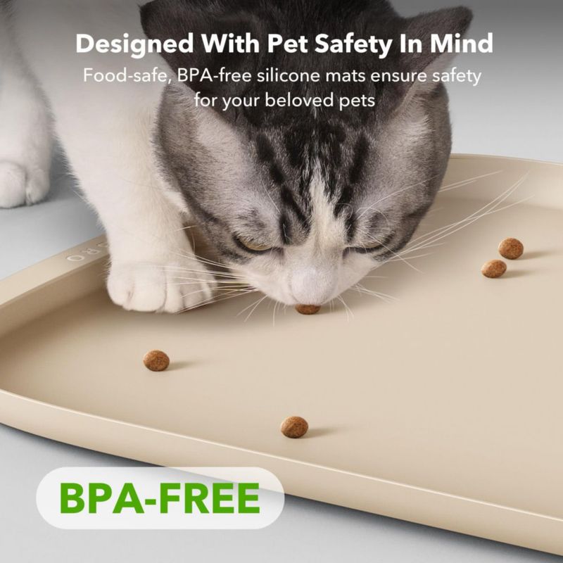 Alfombrilla para mascotas PETLIBRO 56x42 cm Marfil impermeable