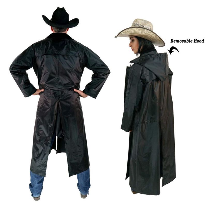 Abrigo Cowboy Slicker negro XXXL – Southwestern Equine