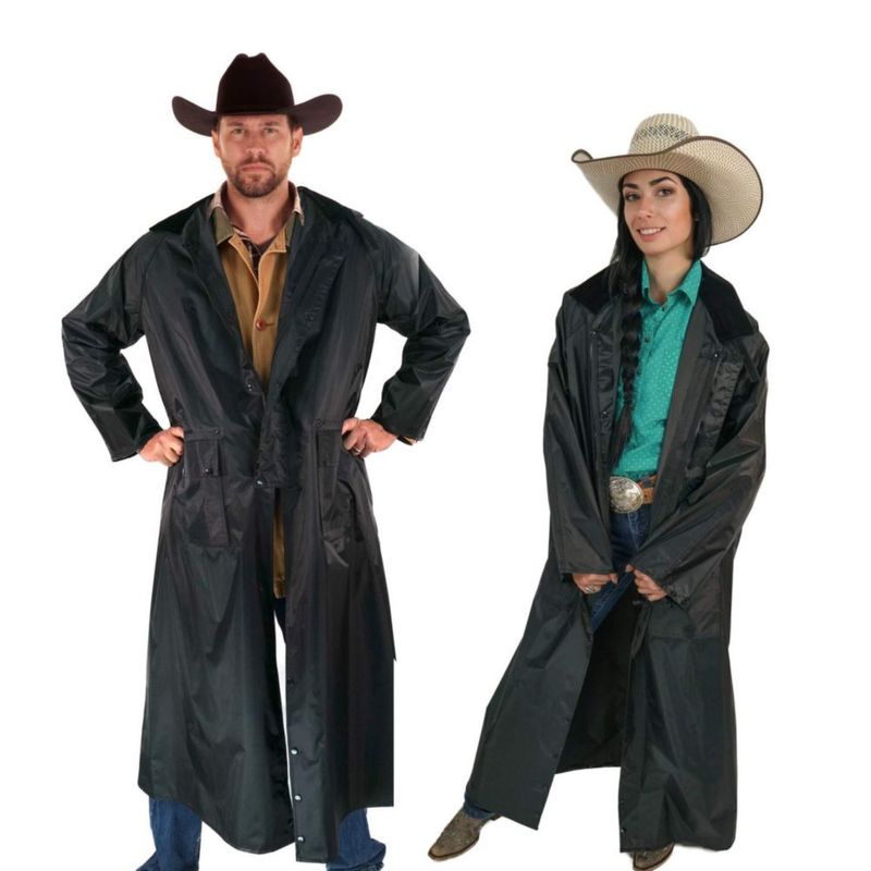 Abrigo Cowboy Slicker negro XXXL – Southwestern Equine