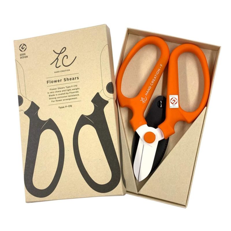 Tijeras Sakagen F-170 17 cm Naranja