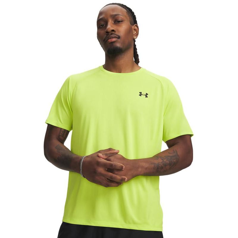 Camiseta Under Armour Tech 2.0 de Manga Corta para Hombre Verde 395 Talla M