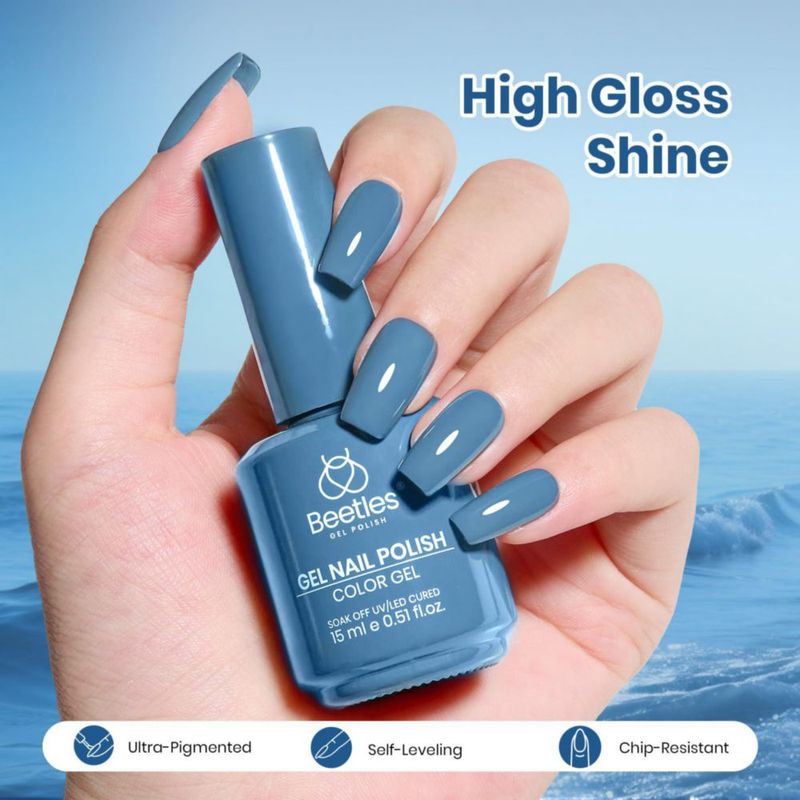 Esmalte de gel Beetles – Indigo Tide 15 ml
