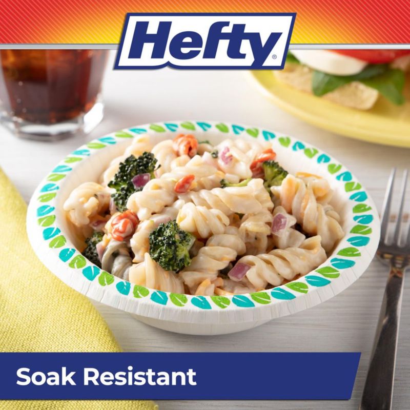 Tazones de papel Hefty 354 ml 30 unidades compostables aptos para microondas