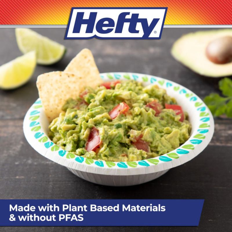 Tazones de papel Hefty 354 ml 30 unidades compostables aptos para microondas