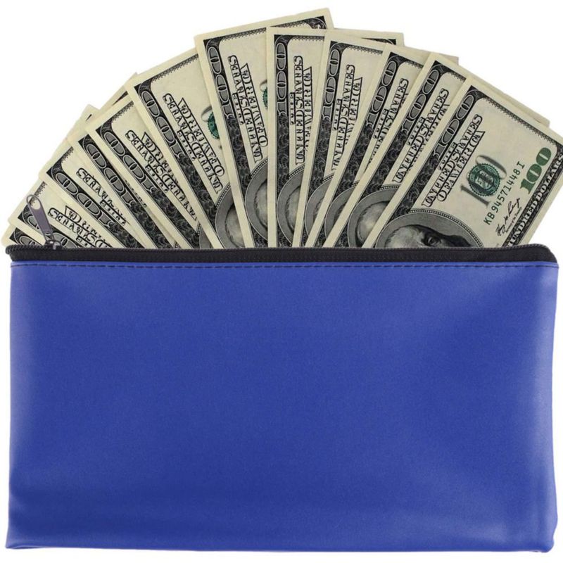 Juego de 4 bolsas de almacenamiento Tongnian azul 28 × 15 cm