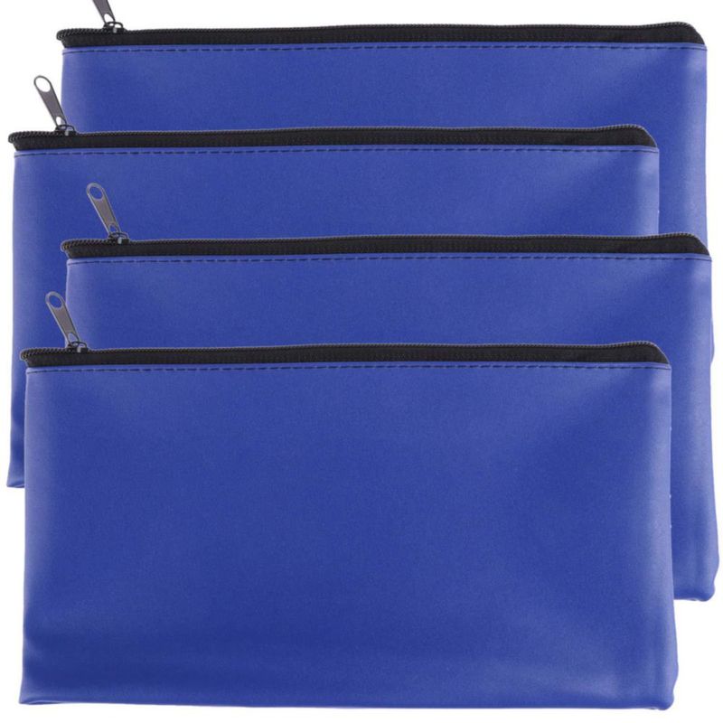 Juego de 4 bolsas de almacenamiento Tongnian azul 28 × 15 cm