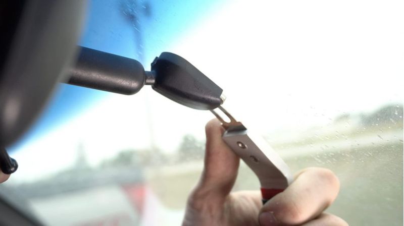 Herramienta de extracción de espejo retrovisor Lisle para Ford