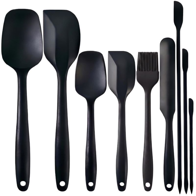 Juego de Espátulas de Cocina Headaze 9 Piezas Resistente al Calor y Libre de BPA