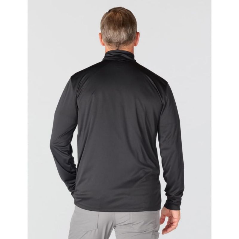 Camisa Carhartt Force Media Cremallera Negra XXL