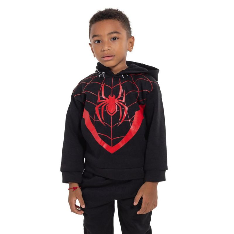 Chándal Marvel Miles Morales negro talla 6 para niños