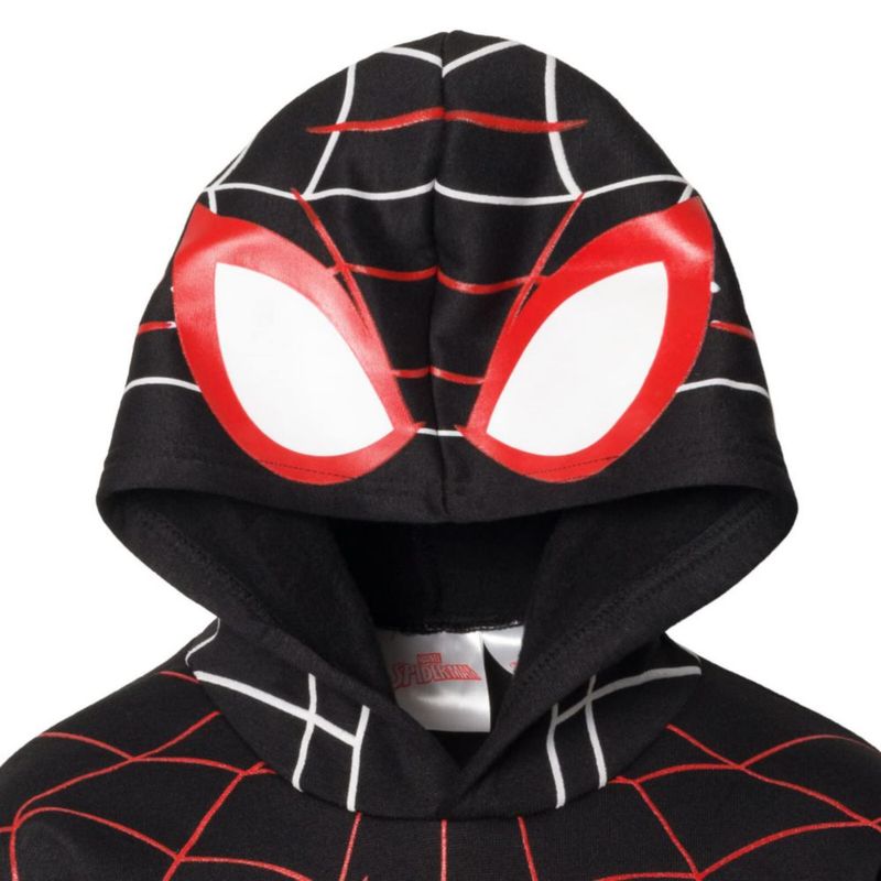 Chándal Marvel Miles Morales negro talla 6 para niños