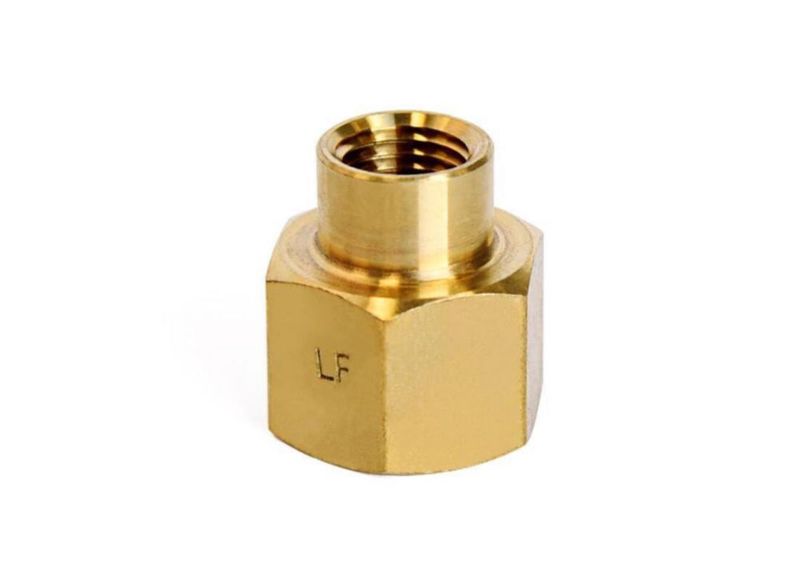Acoplamiento reductor FPT de latón Homeplus+ de 1/2 pulgada a 1/4 pulgadas
