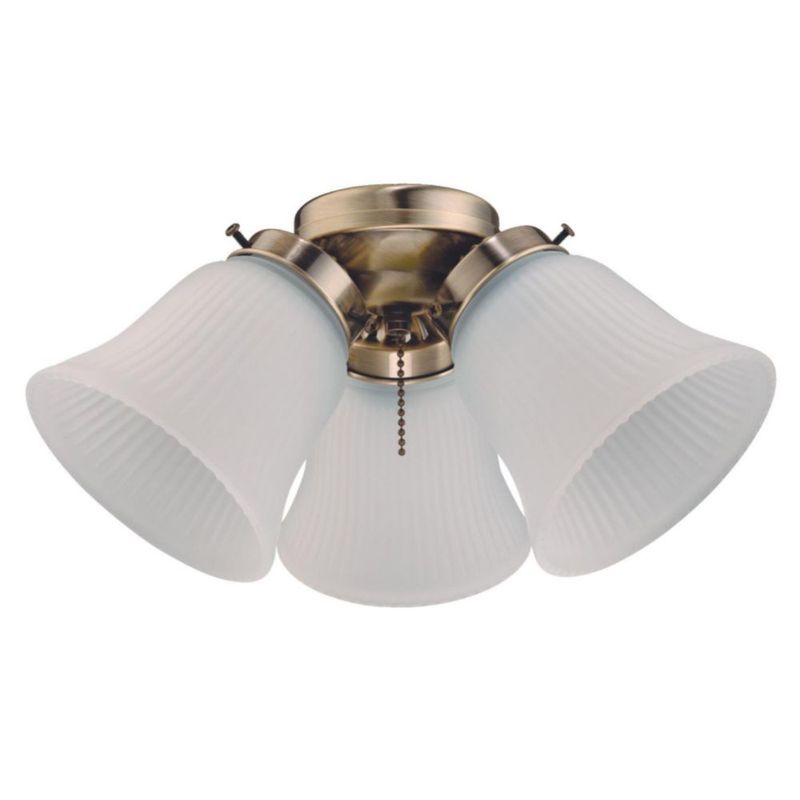 Kit de luces para ventilador de techo Westinghouse 7784800 latón envejecido