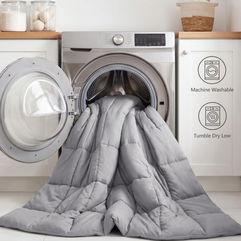 Juego de Edredón CozyLux Full de 7 piezas gris