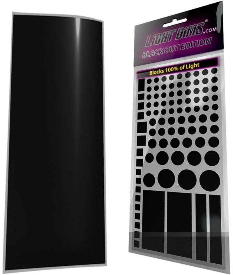 Pegatina LIGHT DIMS Black Out Pack de 2 Hojas