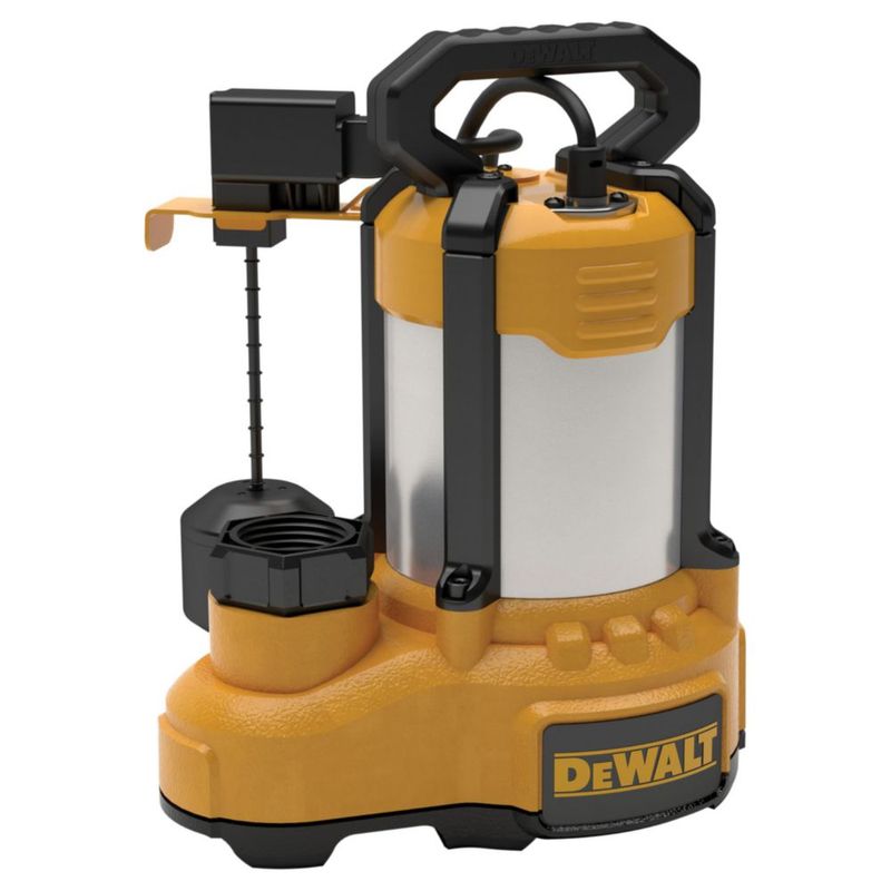Bomba de agua DEWALT 1/2 HP acero inoxidable hierro fundido 305 m de elevación