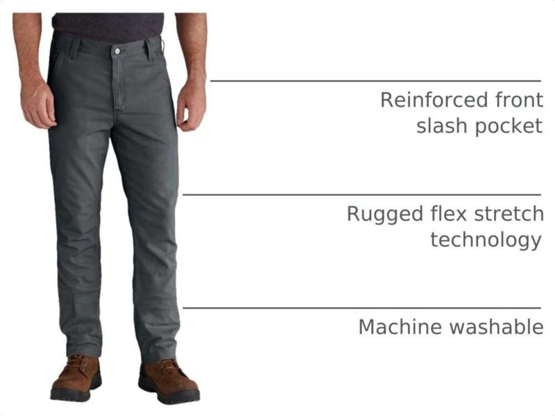 PANTALONES Carhartt Rigby W34 x L32 Shadow