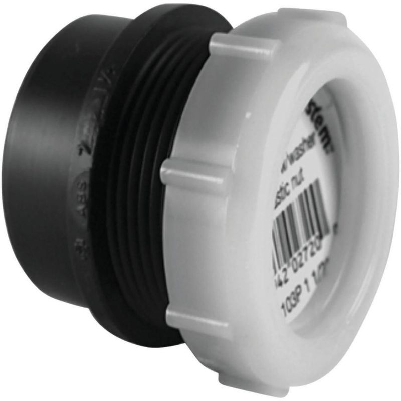 Charlotte Pipe Adapter Trap correa de plástico ABS 15 pulgadas con tuerca deslizante