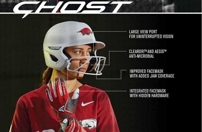 Casco de Bateo Easton GHOST Granate Mate TB/S
