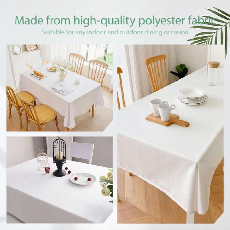 Mantel Yemosa 153x260 cm Blanco - Pack de 12