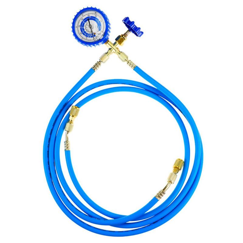 Kit de Recarga QWORK 150 cm R410a/R22/R134a 800 PSI