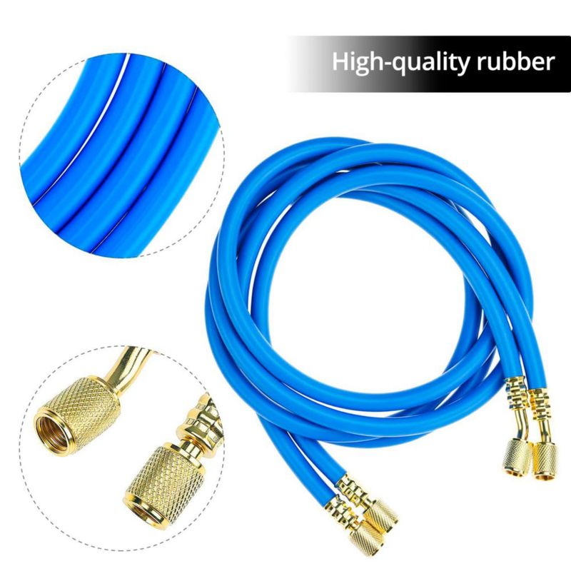 Kit de Recarga QWORK 150 cm R410a/R22/R134a 800 PSI