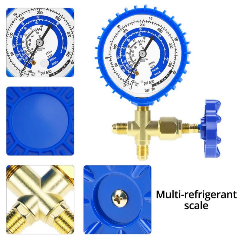 Kit de Recarga QWORK 150 cm R410a/R22/R134a 800 PSI