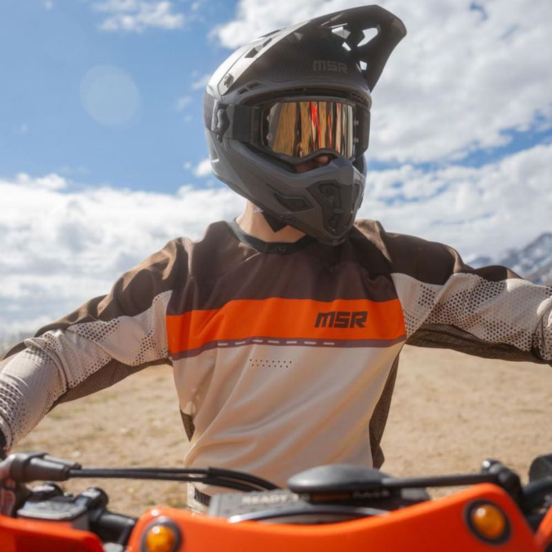 Camiseta MSR Legend Talla M Marrón para MTB Offroad